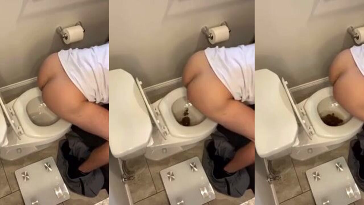 Army Vet with scat fetish takes it in the toilet like a champ