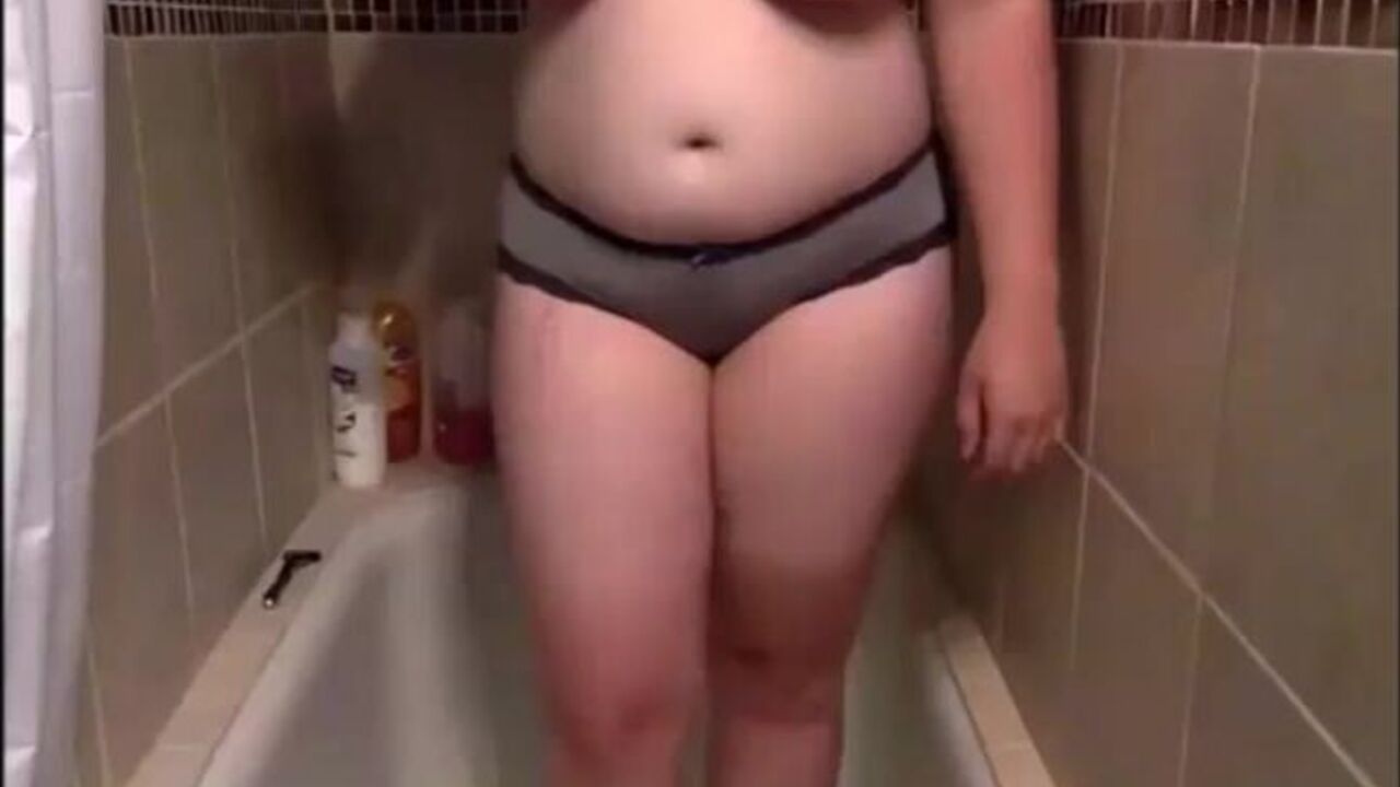 Watch this filthy slut get a good scat workout while getting her panty filthy