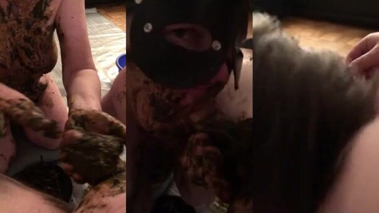 Watch this filthy slut get a scat workout in 8D604AE-720p video