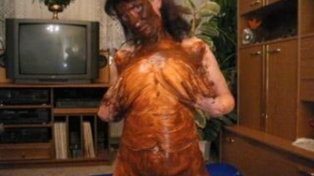 Watch this scat porn video of a hot brunette getting drilled hard in a scat session