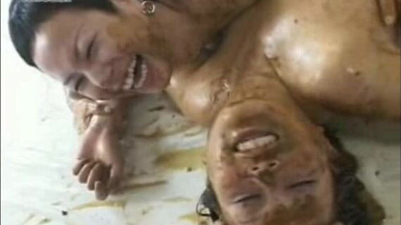 Get up close and personal with some kinky lesbian scat play