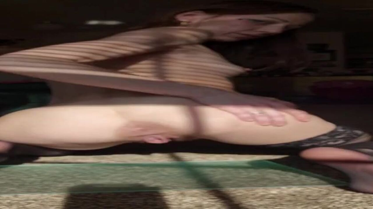 Skinny Scat Girl gets a messy t-shirt treatment