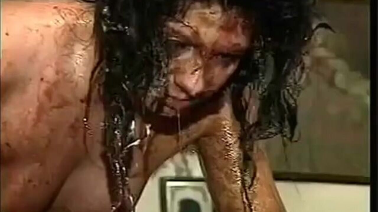 Begs for human toilet: The filthy slut begs to be used as a human toilet