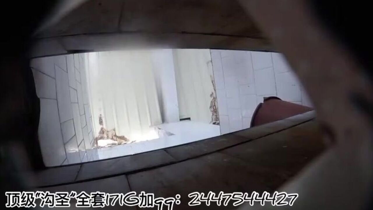 Watch as this voyeuristic girl peeps on and pees on her Chinese toilet girl
