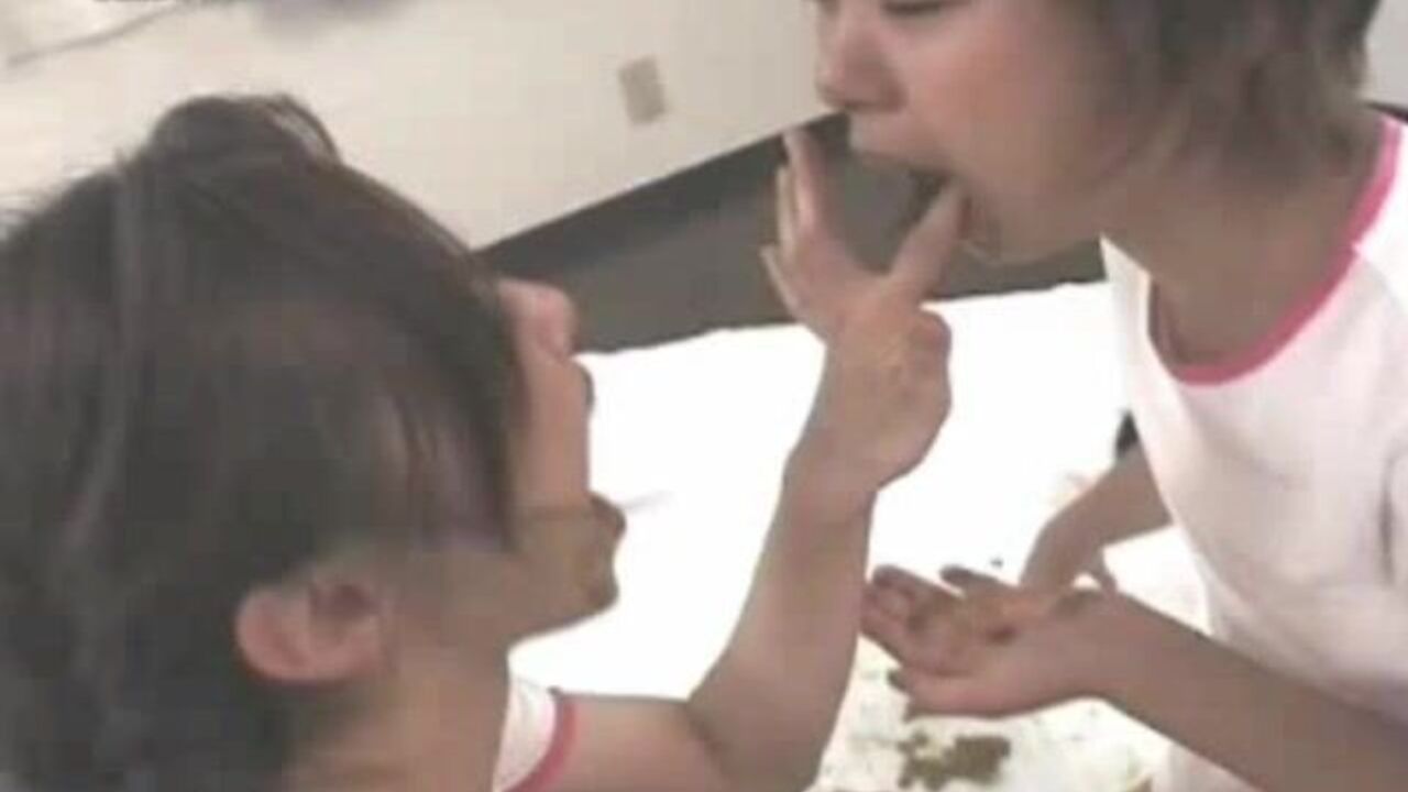 Watch these filthy lesbian babes scat and spit in a wild scat video