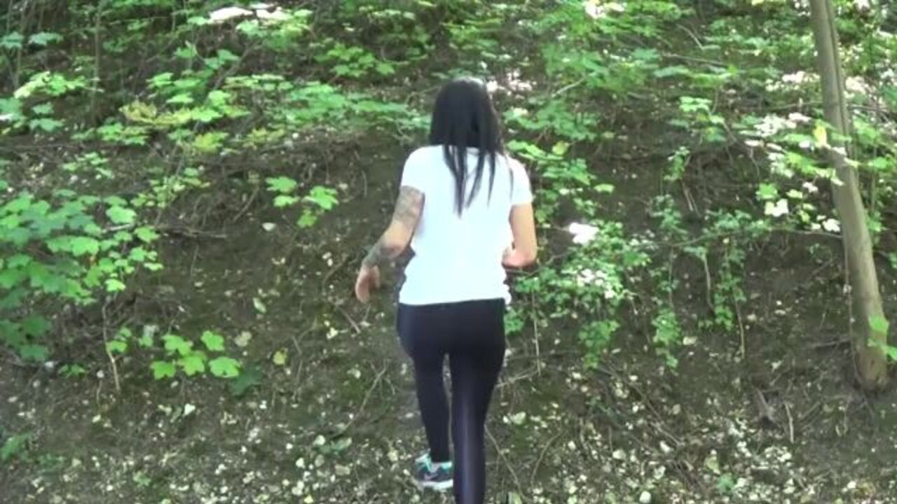 Get off to this scat porn video of a poop slave getting drilled hard in park