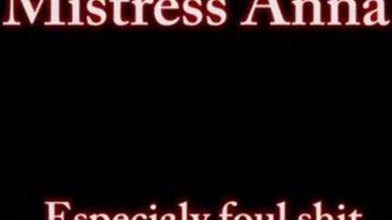 Watch the scat mistress in her own words: a dirty scat porn video with a twist!