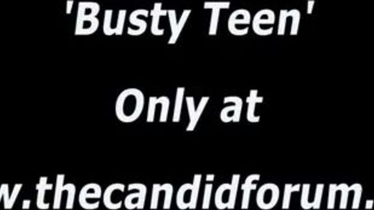 Watch this busty teen get really hot and steamy with her scat friend on the street