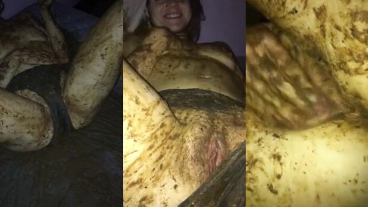 Watch this filthy slut get her scat pounded hard in loads of scat porn