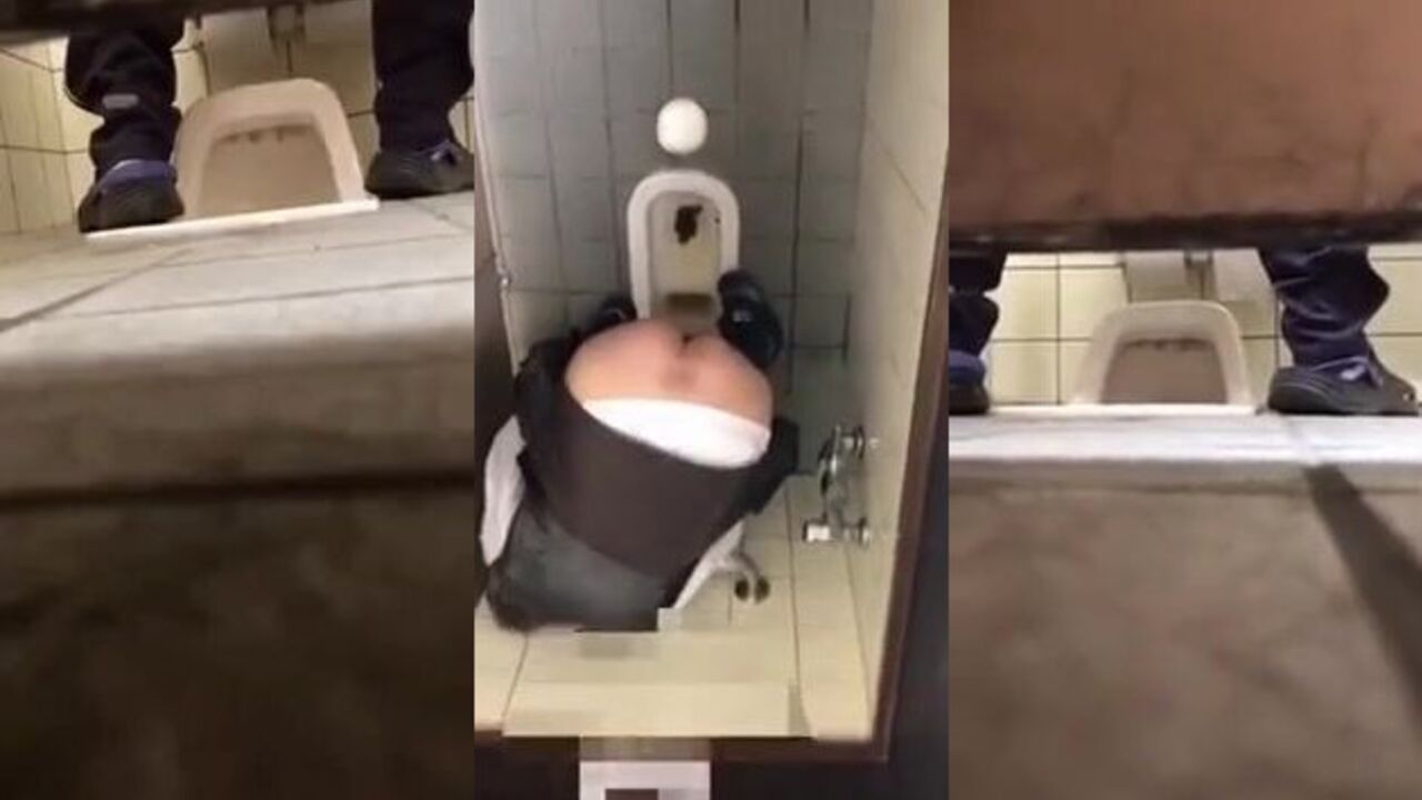 Watch this hot guy scat his way to toilet satisfaction