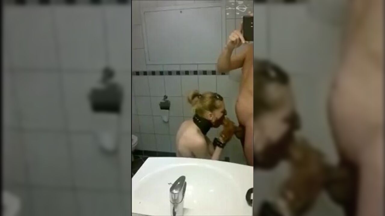 Watch this slutty babe suck and swallow like a pro