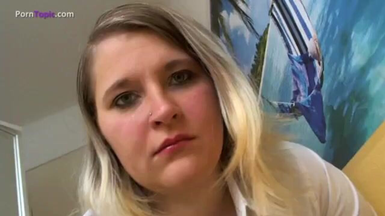 Stella, the dirty scat slut, gets kinky with her slave's dildo and takes it deep in her ass