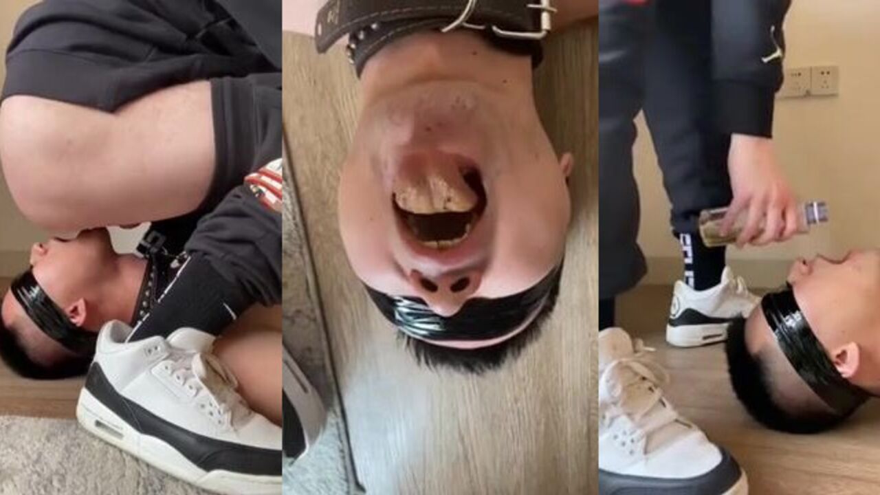 Watch this Asian slut scolding her man with her juicy scat