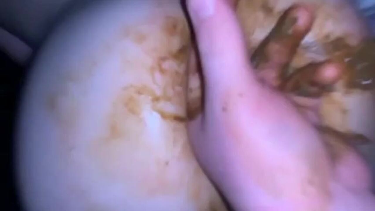 Watch this filthy whore take it in the ass like a dirty slut