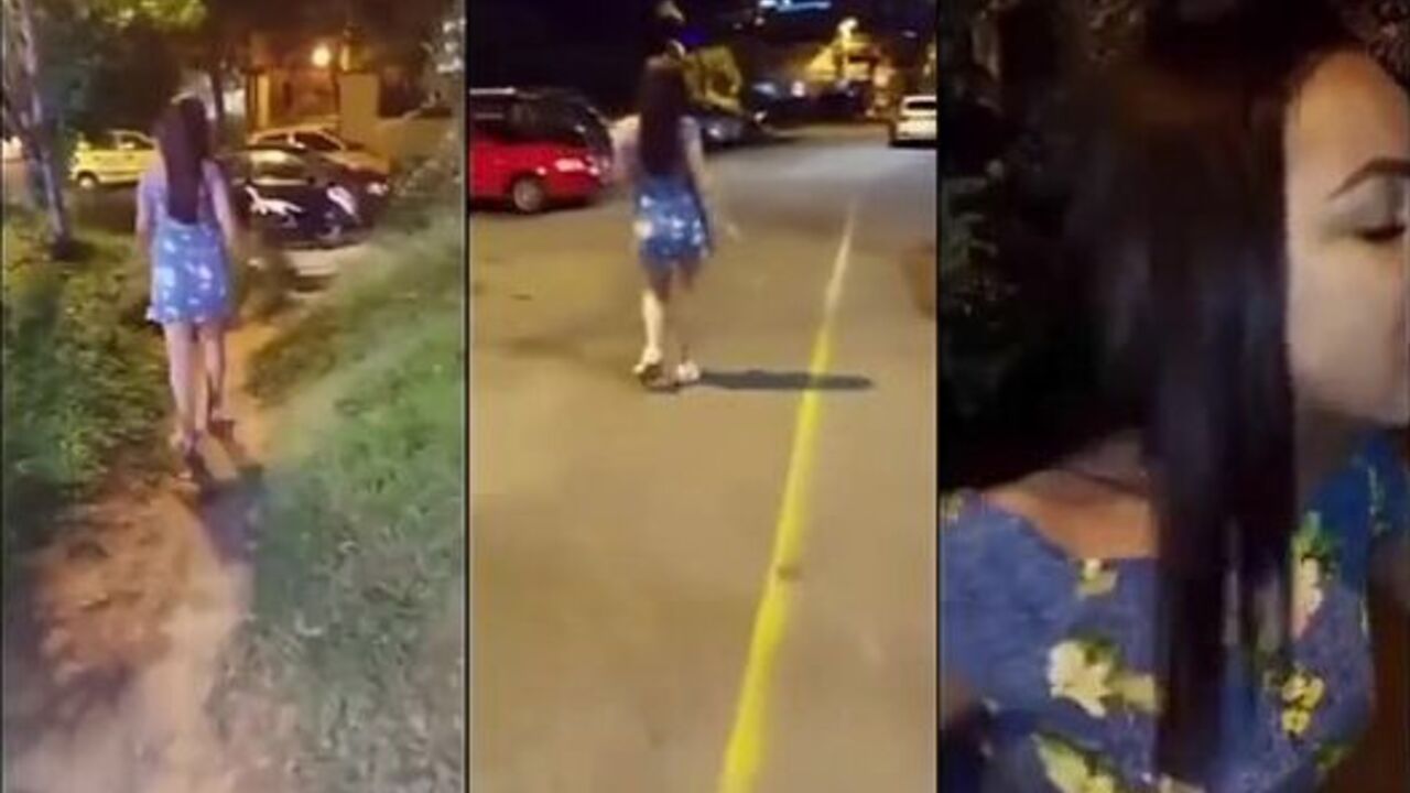 Watch this slutty bitch devour her own filth