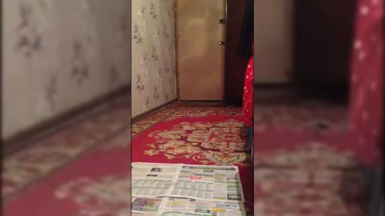 Watch this Russian slut stuff two enormous rocks in her tight pussy!