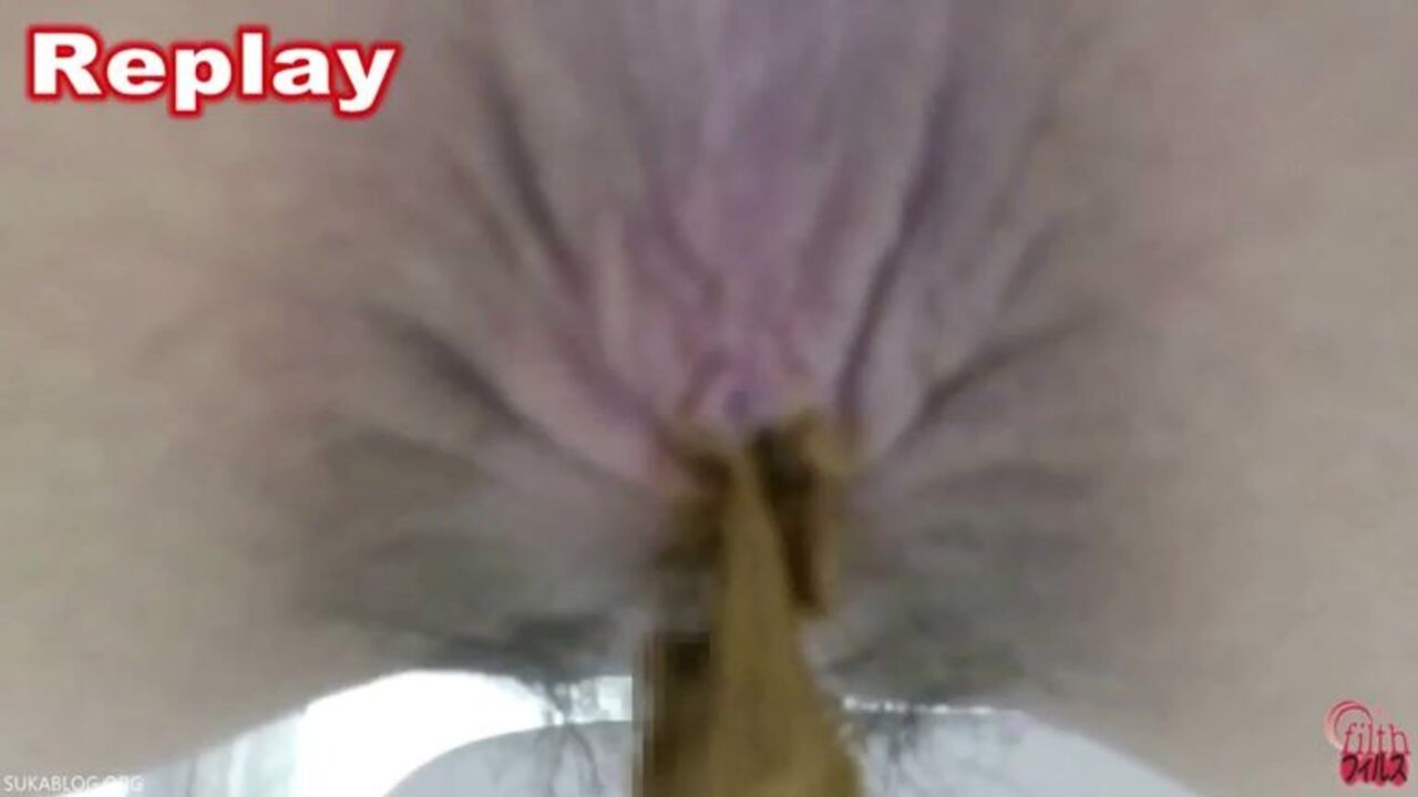 Watch this kinky scat porn video of a hot slave getting wild with her scat fetish