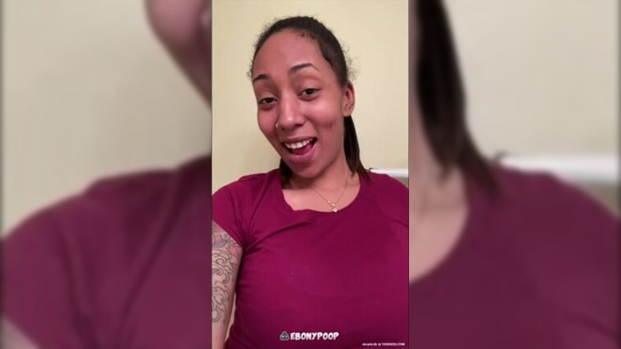 Watch this filthy ebony babe get a deep dicking in her scat