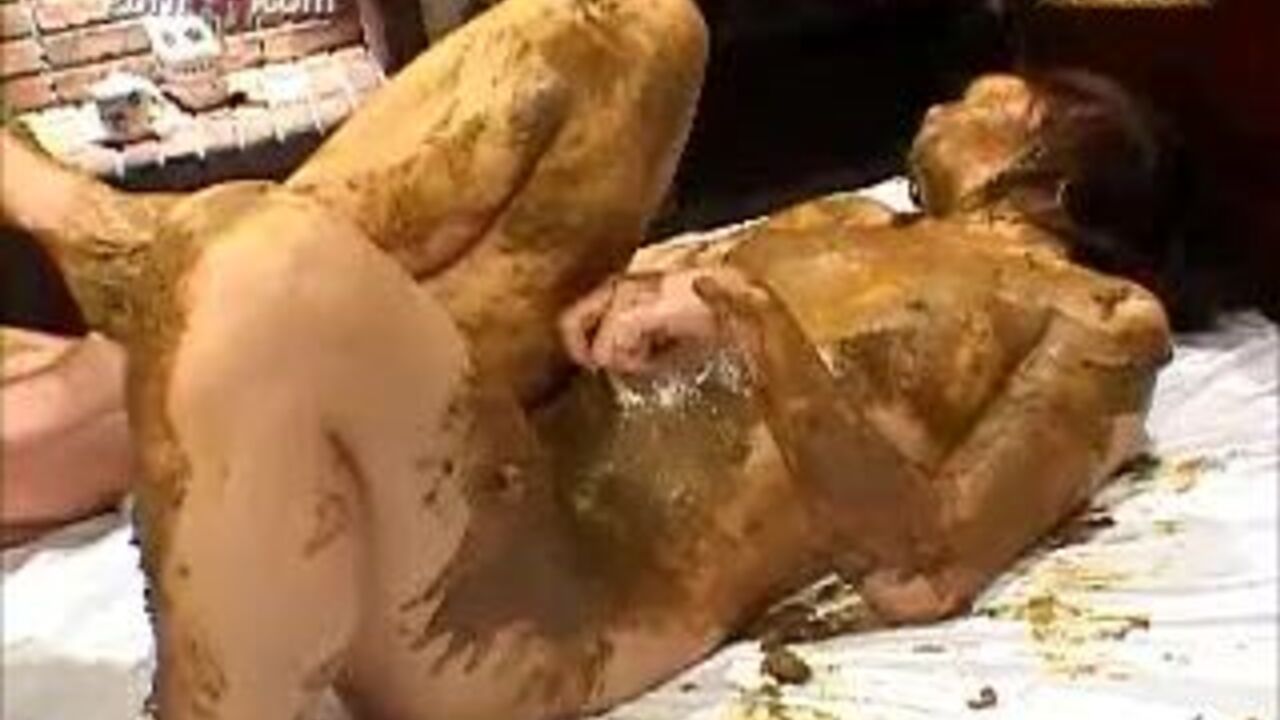 Watch as this scat porn video gets turned into a hardcore fetish video