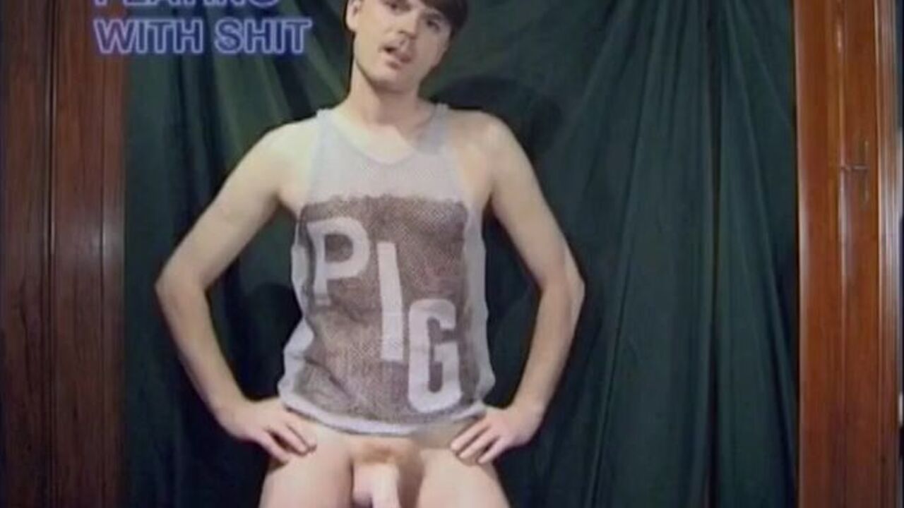 Vintage scat porn: Alex, the classic dude, eats, poops, and more!