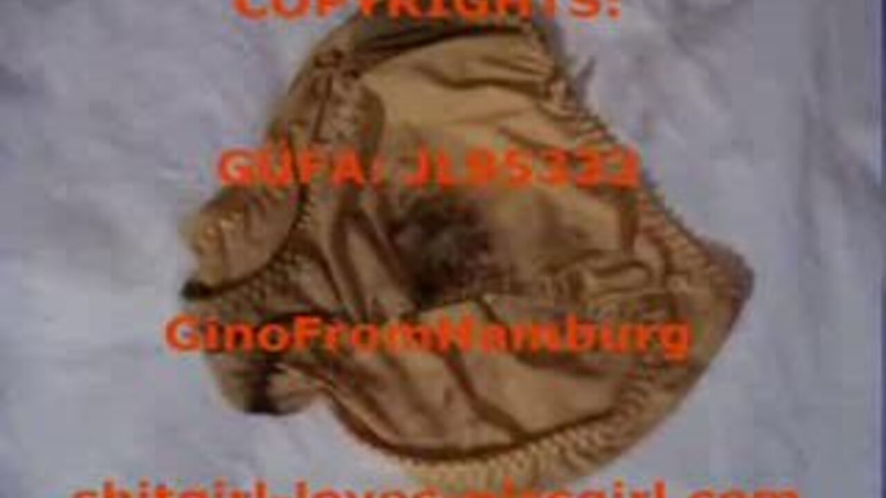 Marina's filthy panty is the perfect place to stash her scat