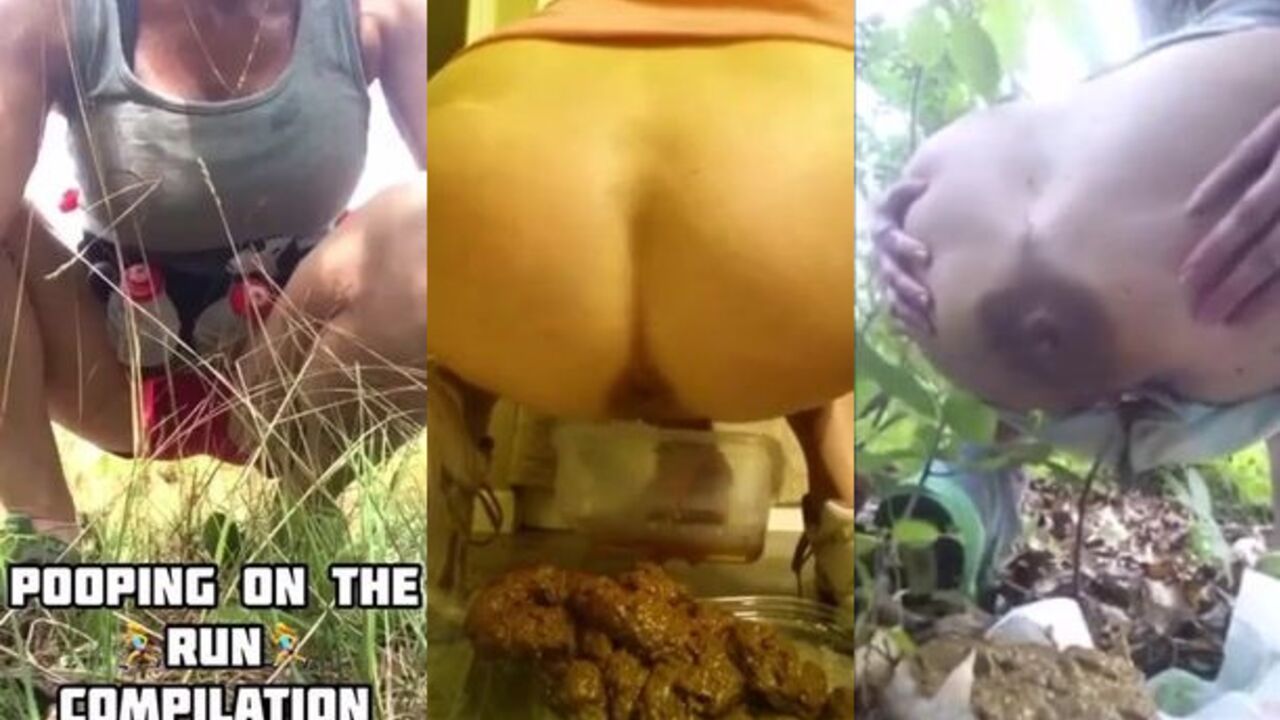 Hot scat girl gets drenched in piss & cum in a filthy compilation