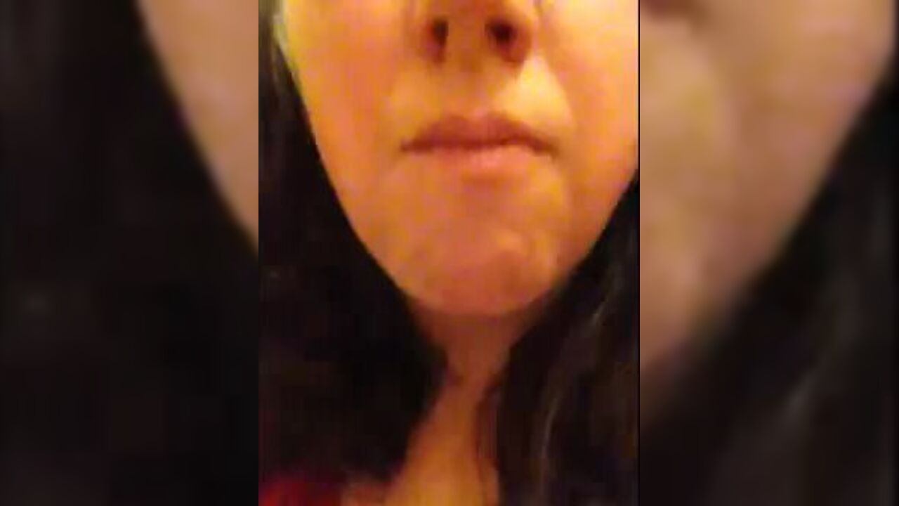 College girl gets down and dirty with her own scat in the bathroom