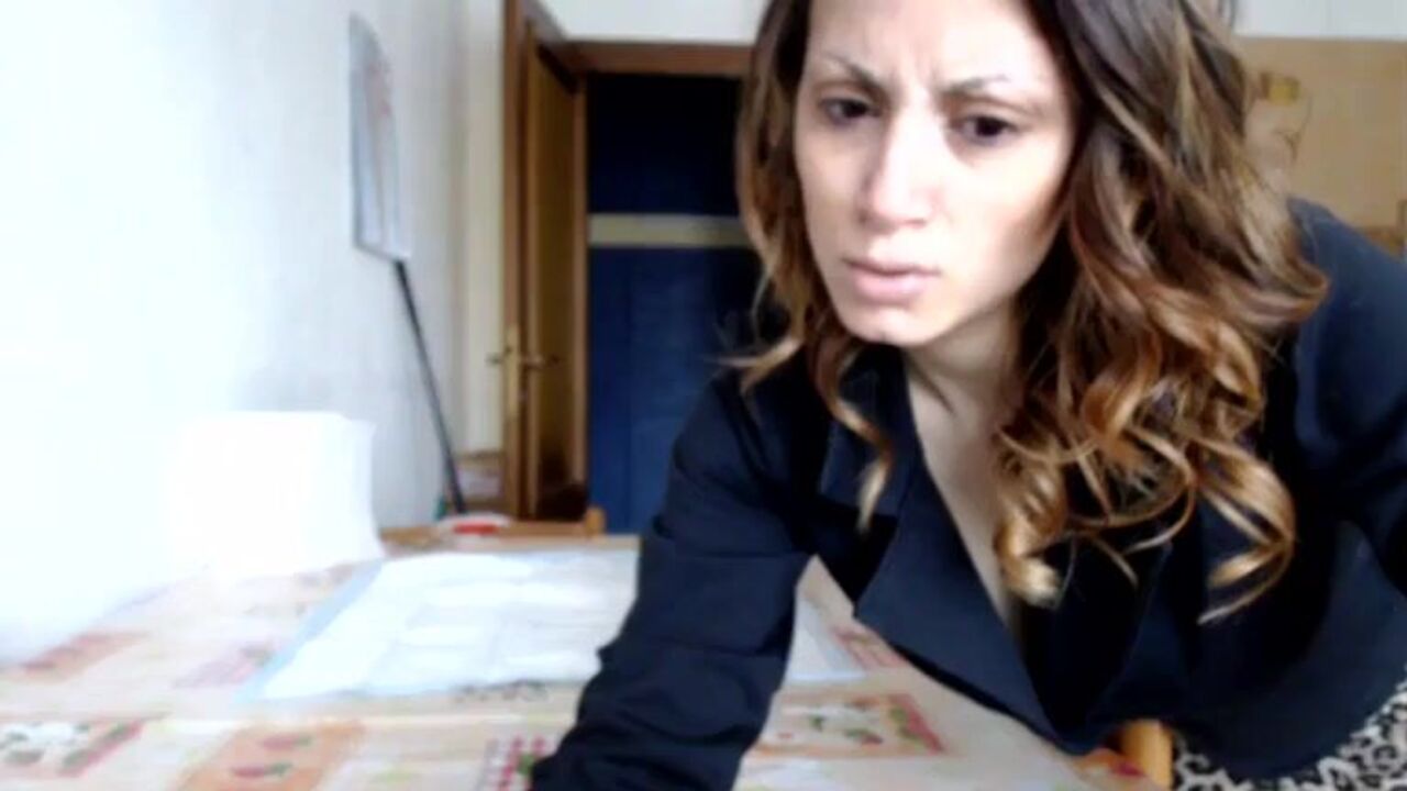 Belle Fille, the filthy scat girl, gets the ultimate pleasure from scat porn