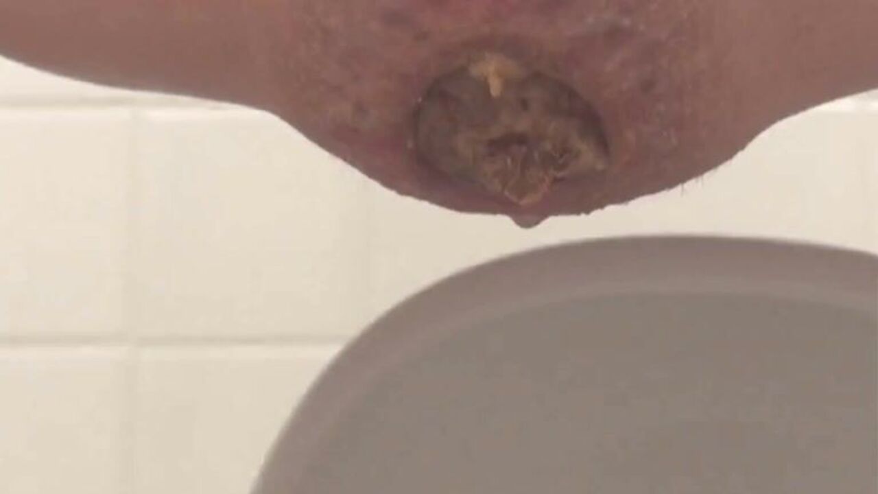 Watch Krysta, the scatty slave, get stuffed with a plug and scat