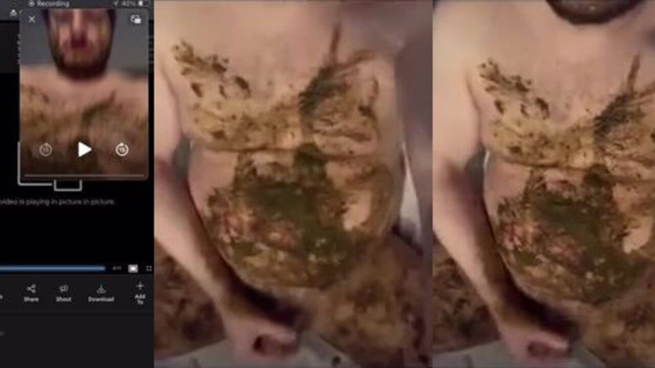 Watch this slutty scat lover go wild with her addiction and eat it all