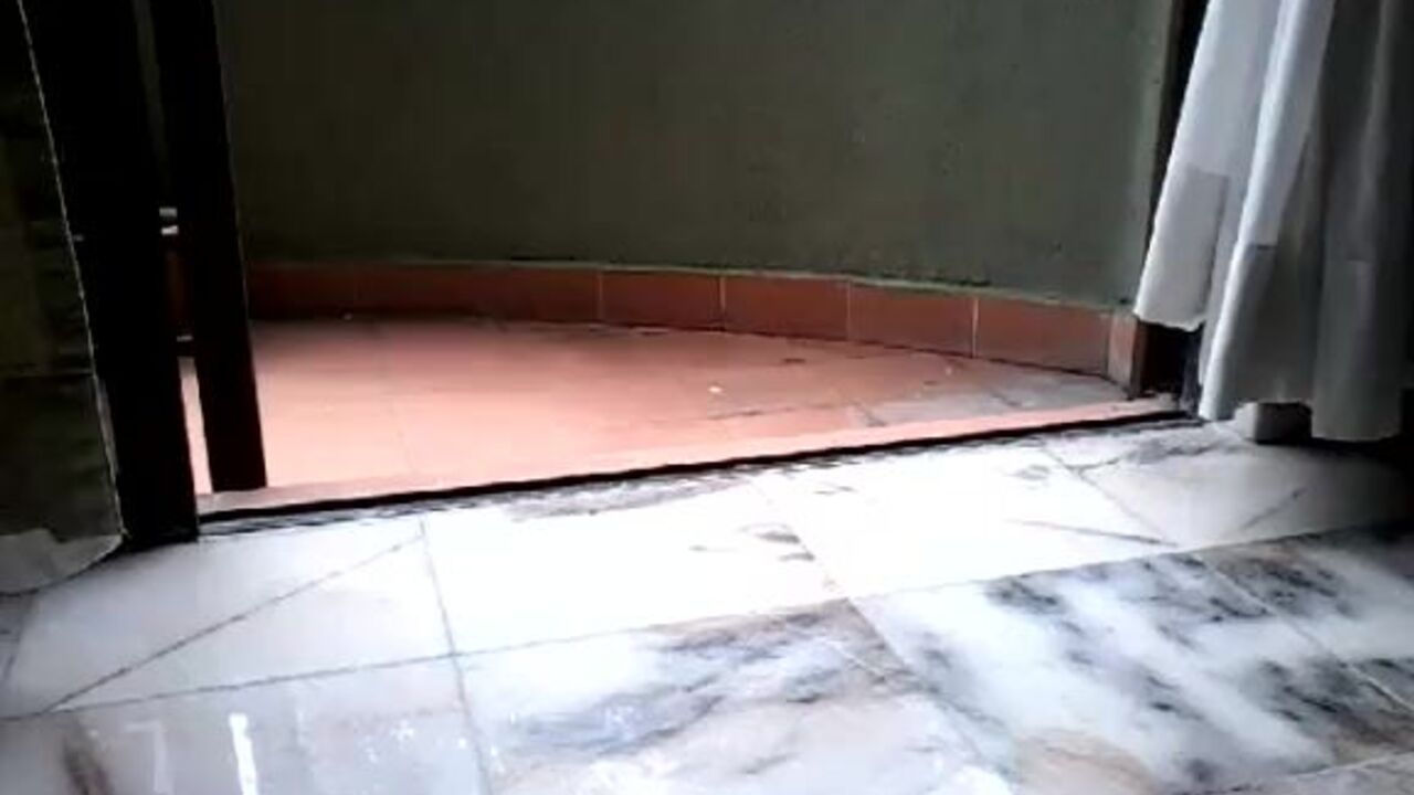 Watch this filthy girl get a messy surprise while she pooped on the floor