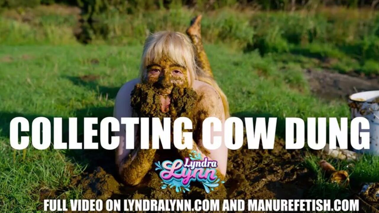 Kaviar gets off by smearing her own semen in manure