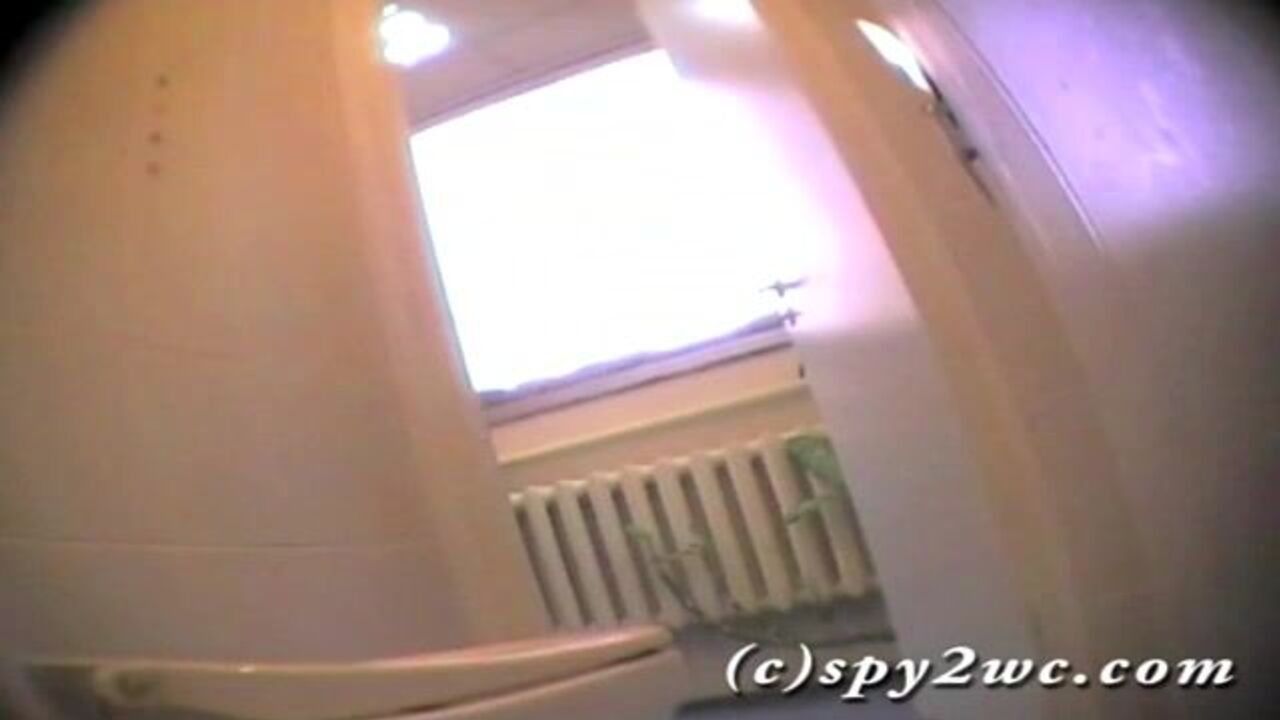 Watch this filthy lady get her scat wet and wild in public toilet