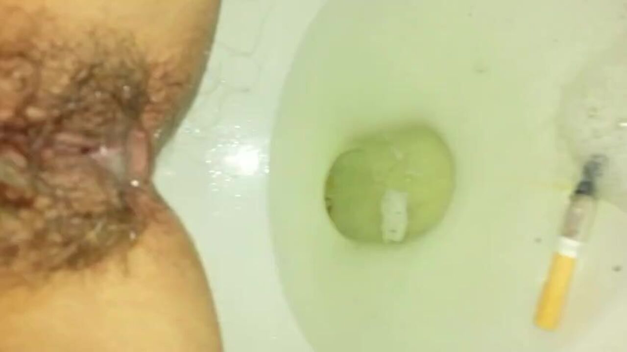 Watch this kinky Korean slut get her pussy and ass stuffed with scat