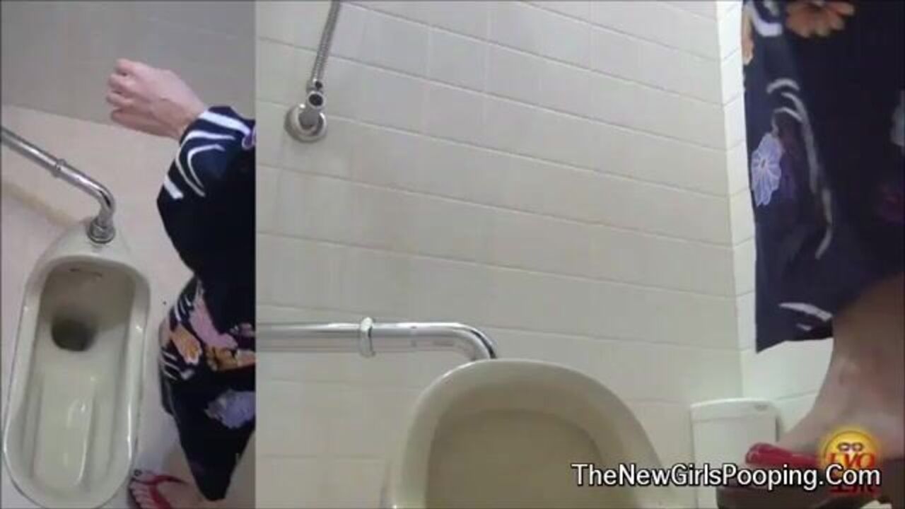 Watch this kinky Japanese slut scat & fuck like a floor toilet slave