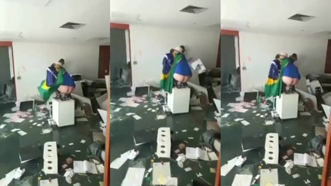 Cara Solta Lula Na Mesa do Ministro Alexandre scatters his load in a protest porn video