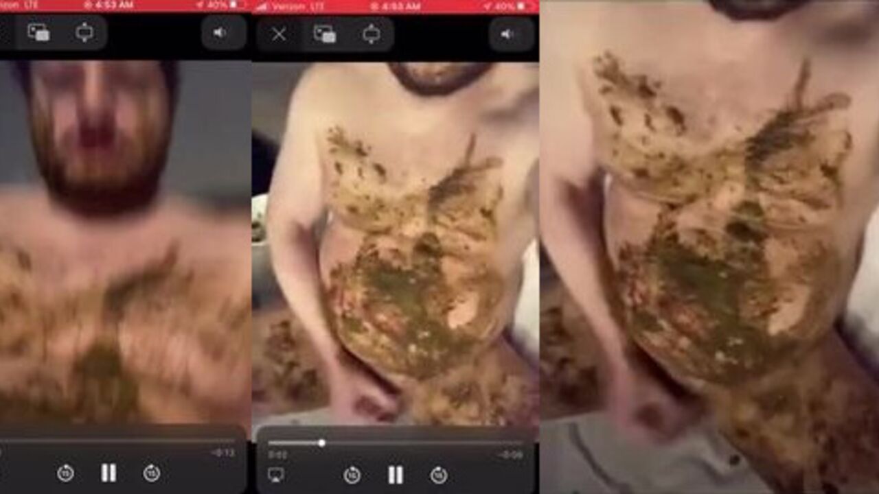 Watch this slutty slut devour her own scat and get addicted to it