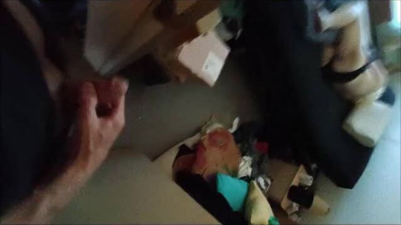 Dirty Mom in Panties Licks and Takes a Load in Her Ass