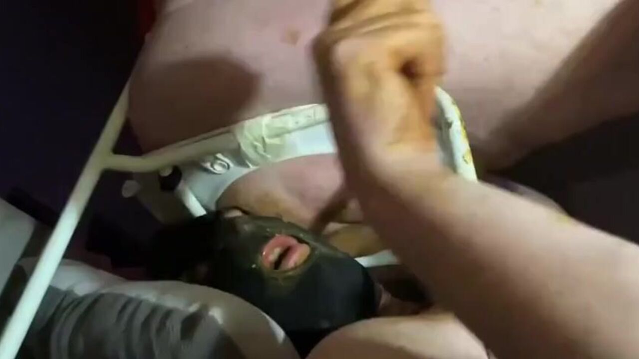 Watch Scat as it gets fed and devoured by a kinky rimchair