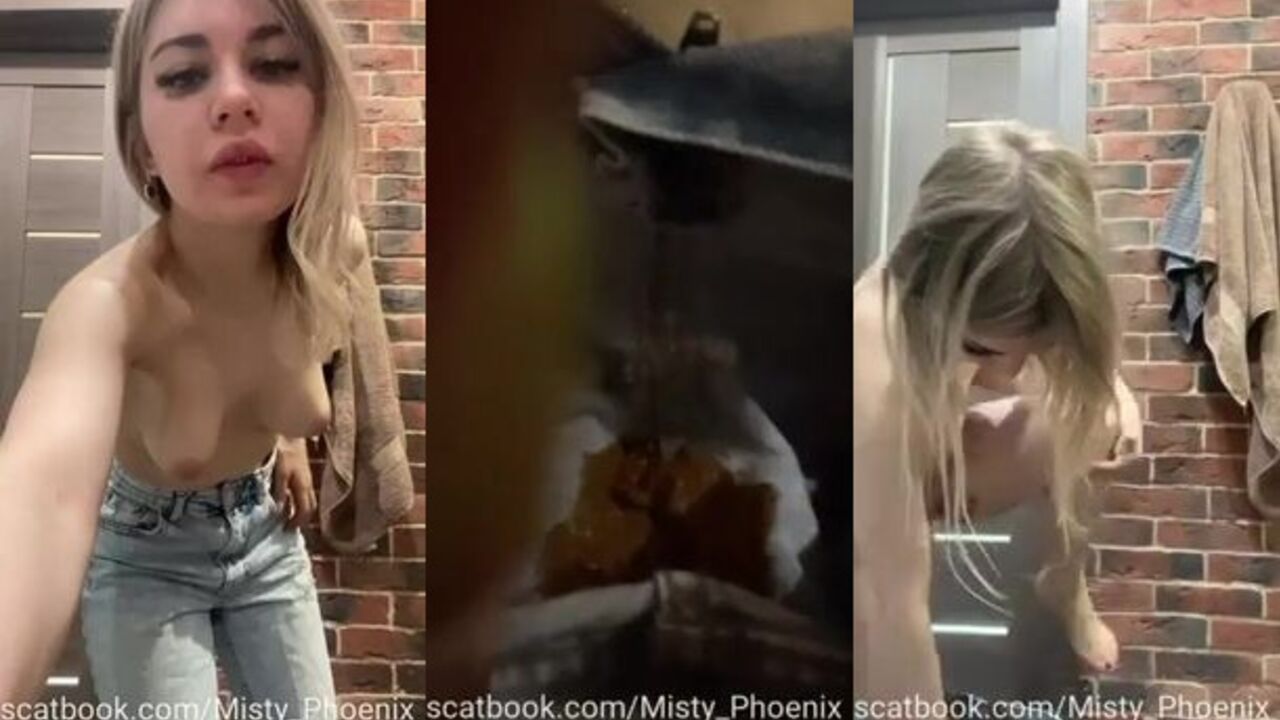 Misty Phoenix gets her jeans ripped and her scat wet