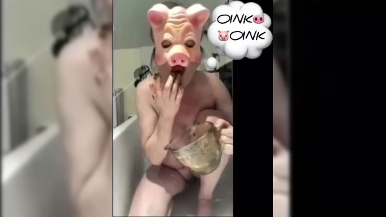 Compilation of scat porn featuring pigs and scat girls doing what they do best - Poop, Oink & More!