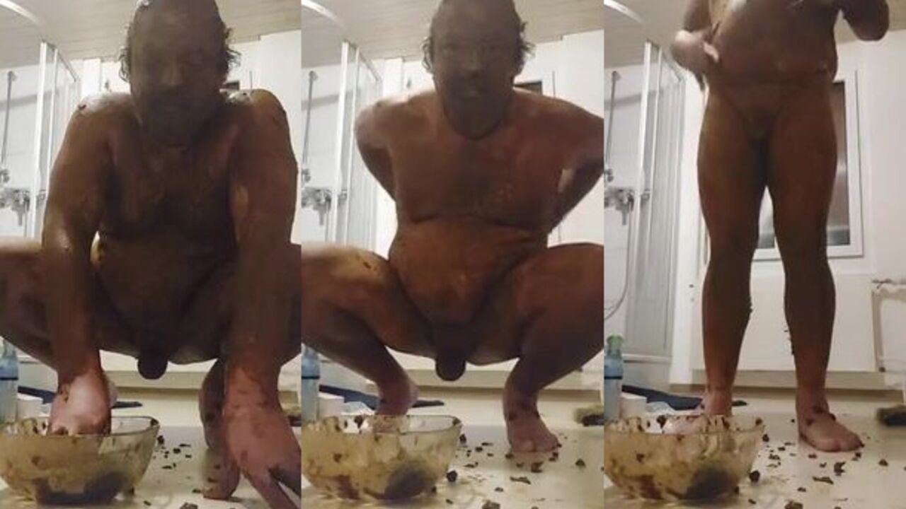 Watch me get a sticky load all over my scat like a pro!