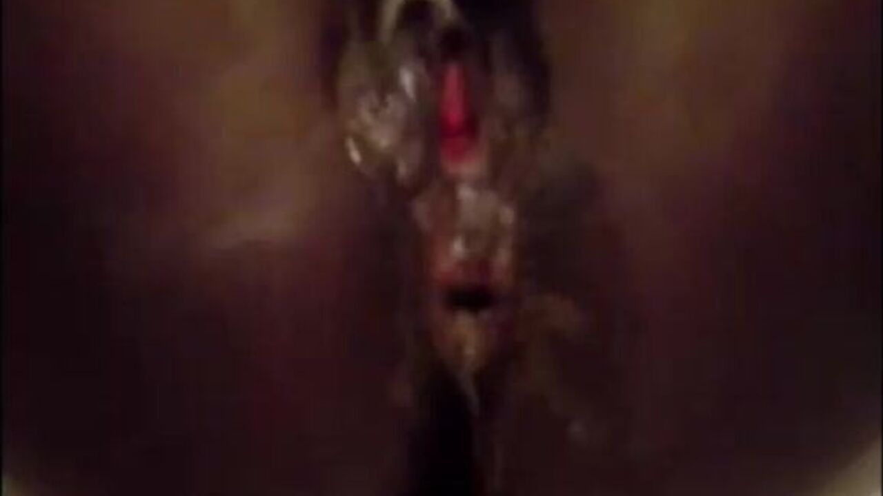 Watch this filthy ebony slut pee and scat up close and personal