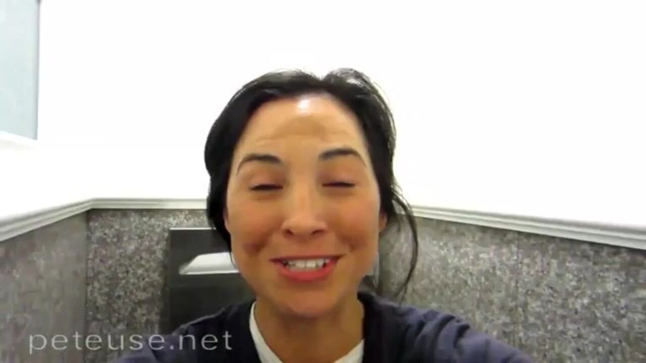 Watch this naughty brunette slave get her scat pumped and her pussy filled with hot jizz