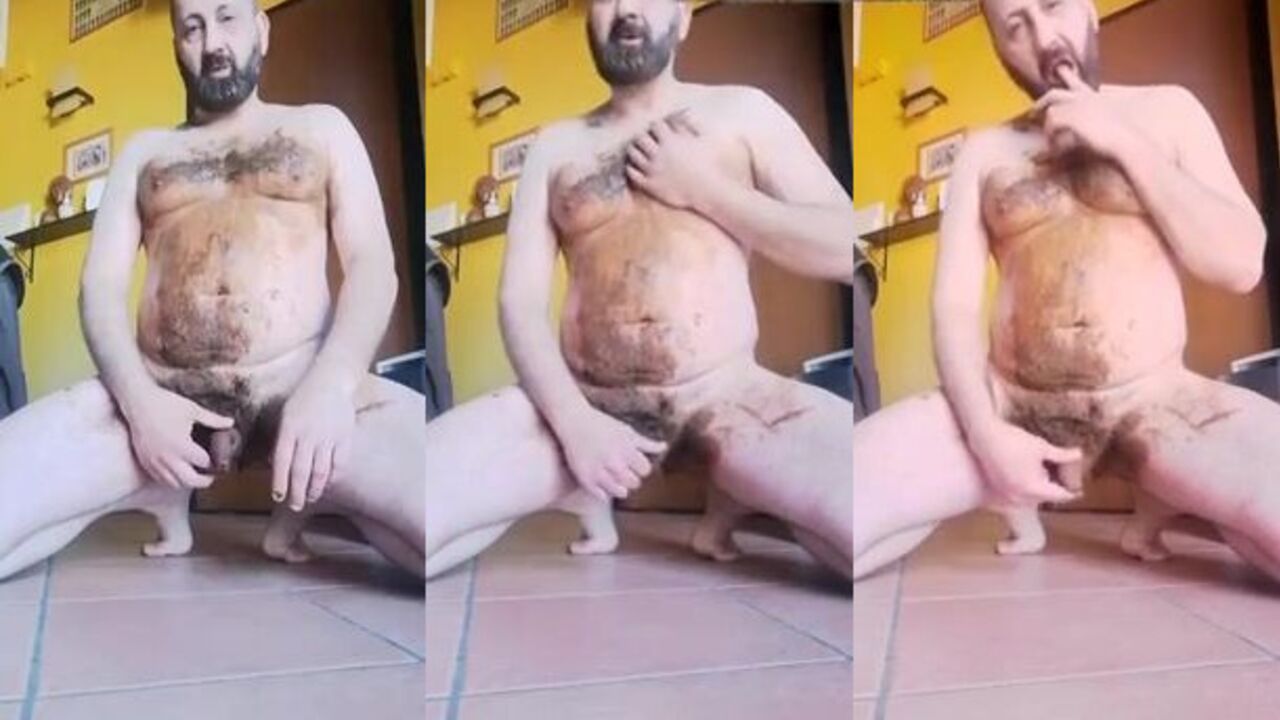 Watch this dude smother and taste his own scat in a wild and steamy session