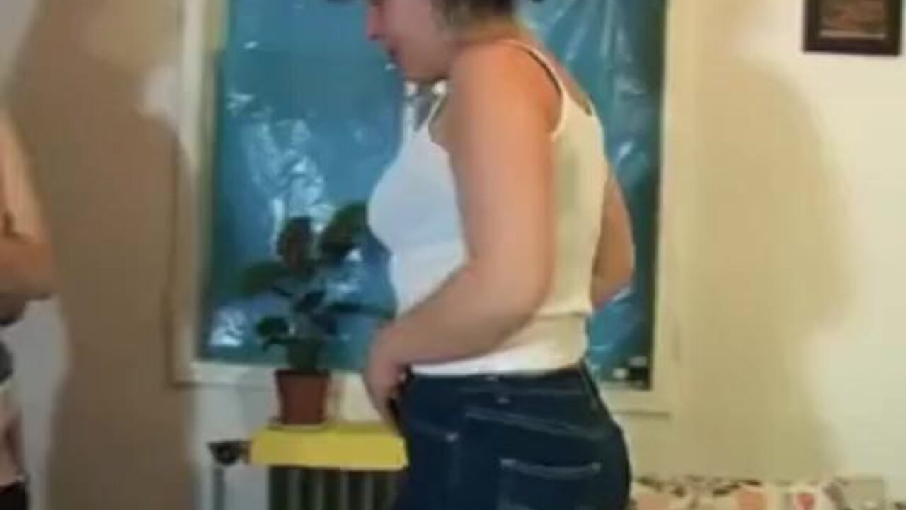 Lucky guy gets drenched in her piss during kinky threesome action