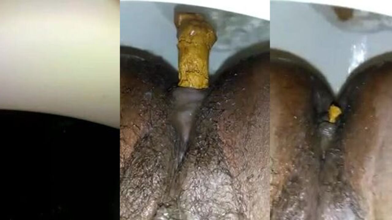Watch how this ebony goddess shits 3000 times in a single day!