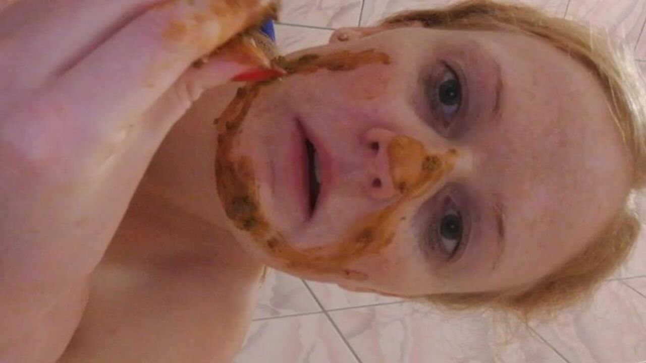 POV scat porn: Slave gets drilled and humiliated in a kinky scat session