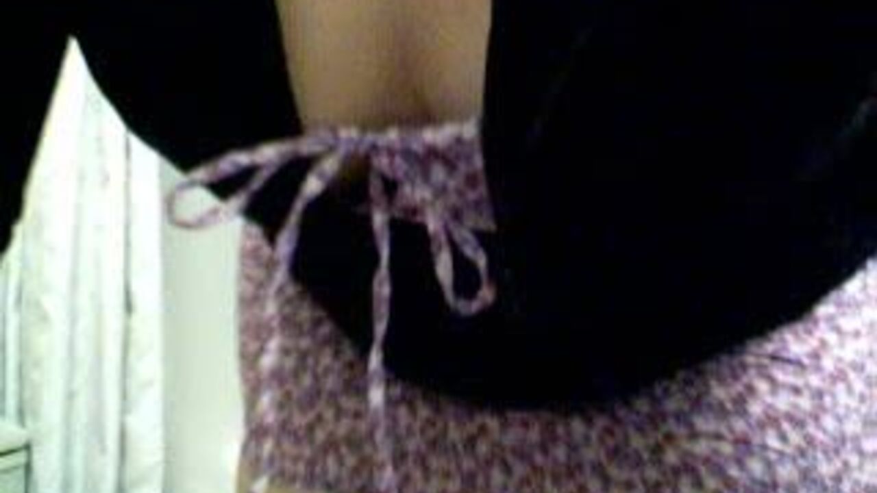 Watch this kinky girl get her panties ripped off while she's being a total scat slave