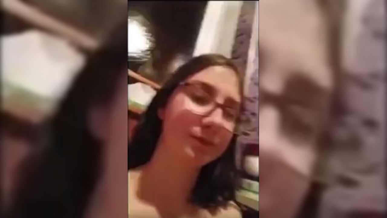 Watch this teen girl devour her own filth in this filthy scat video